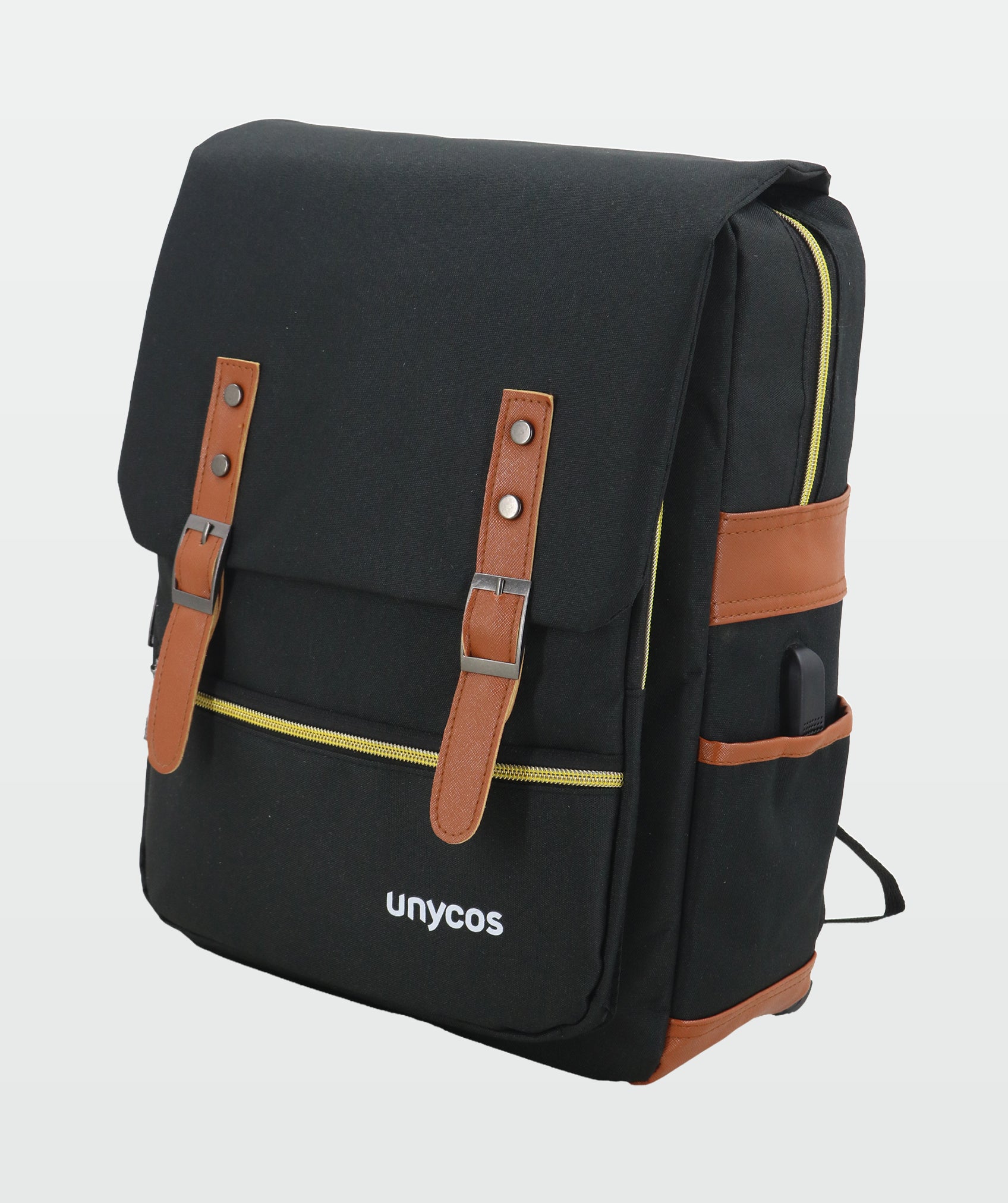 Ergonomischer rucksack im vintage stil