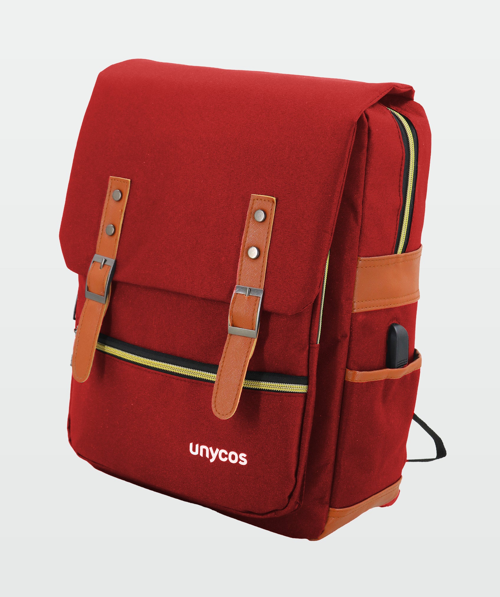 Ergonomischer rucksack im vintage stil