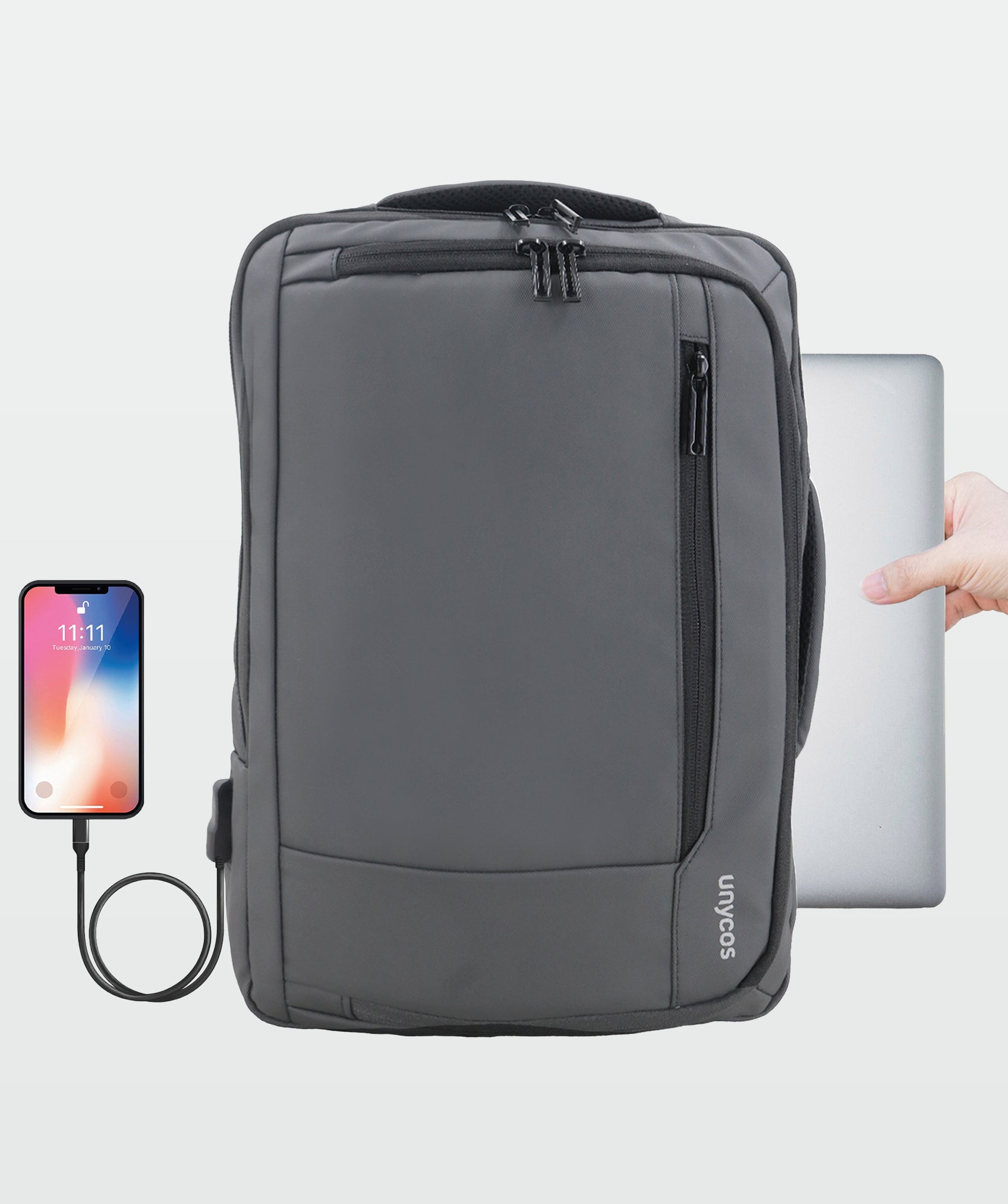 Laptop-rucksack, ideal für laptops und netbooks bis zu 15,6 zoll
