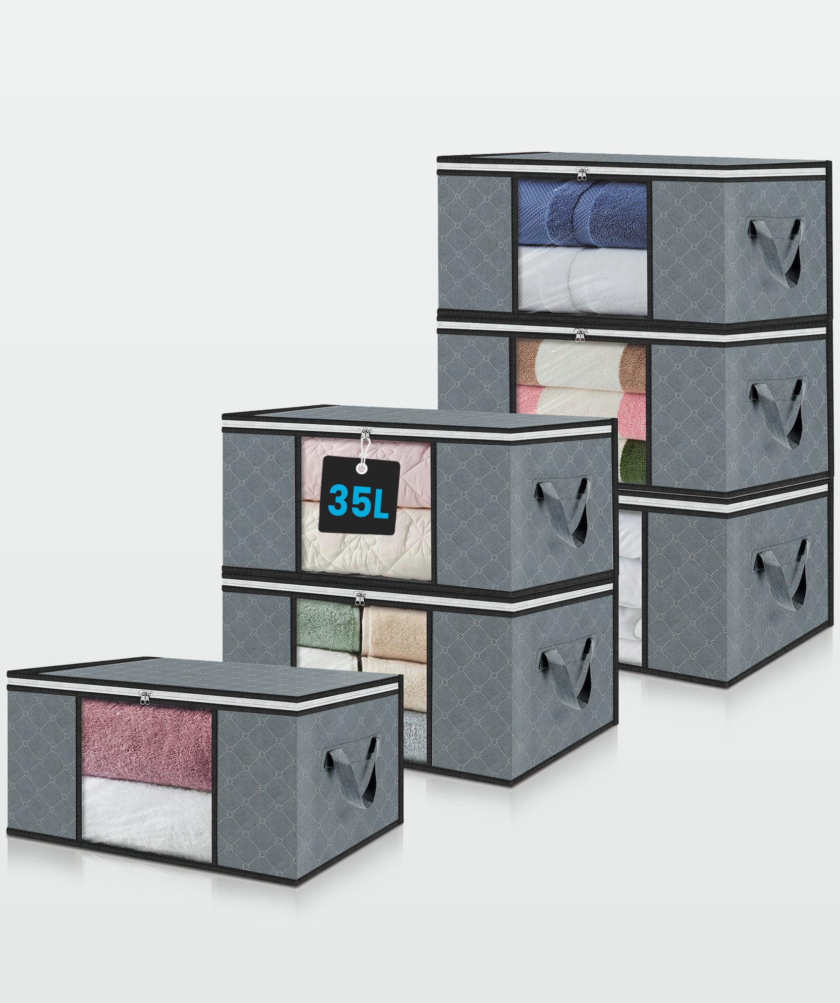 Aufbewahrungsboxen (6 einheiten)