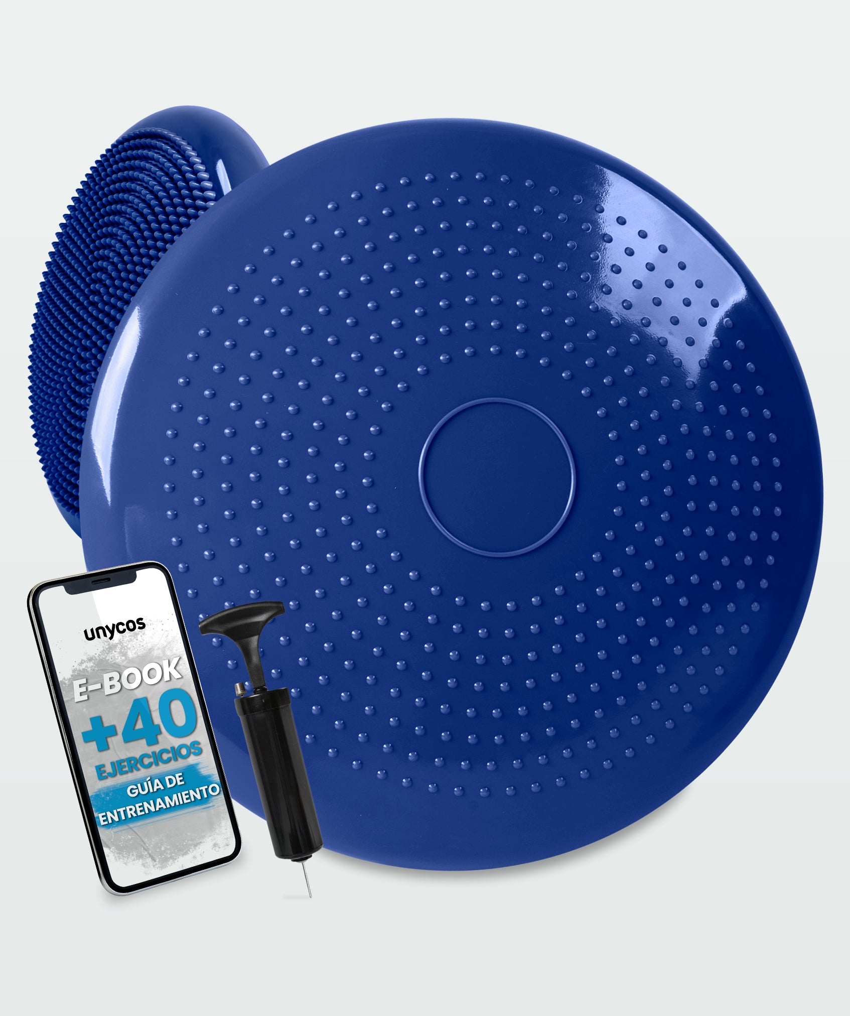 Rutschfestes yogakissen mit pumpe: ideal für fitness und rehabilitation