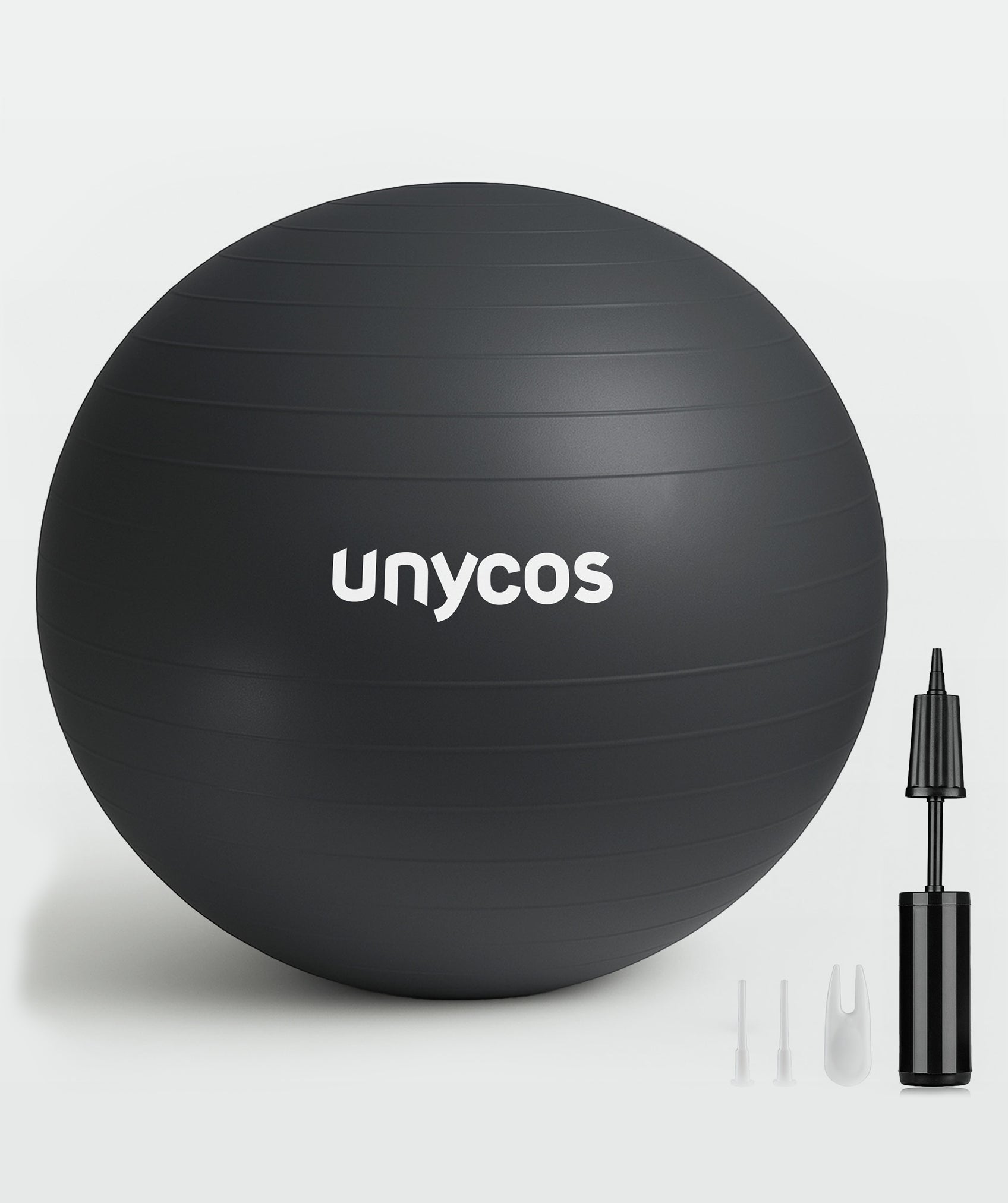 Pilates-, gymnastik- und yogaball mit einer tragfähigkeit von 300 kg und inklusive pumpe