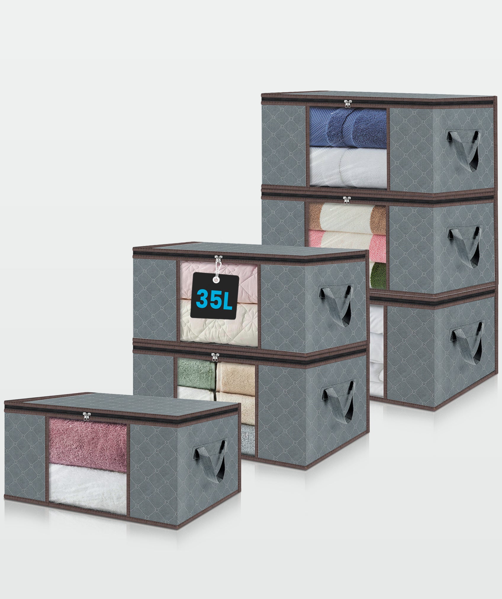 Aufbewahrungsboxen (6 einheiten)