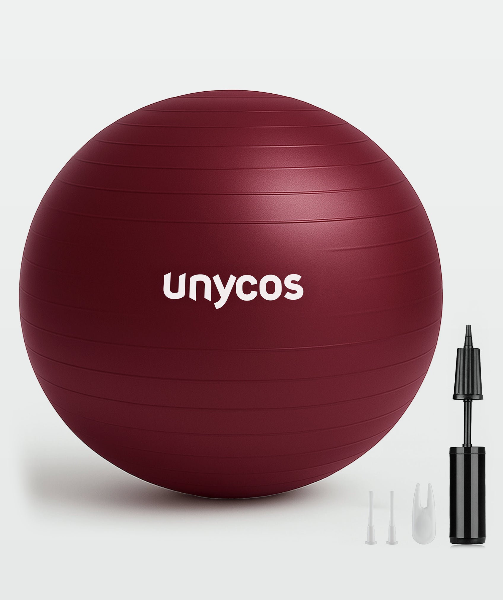 Pilates-, gymnastik- und yogaball mit einer tragfähigkeit von 300 kg und inklusive pumpe