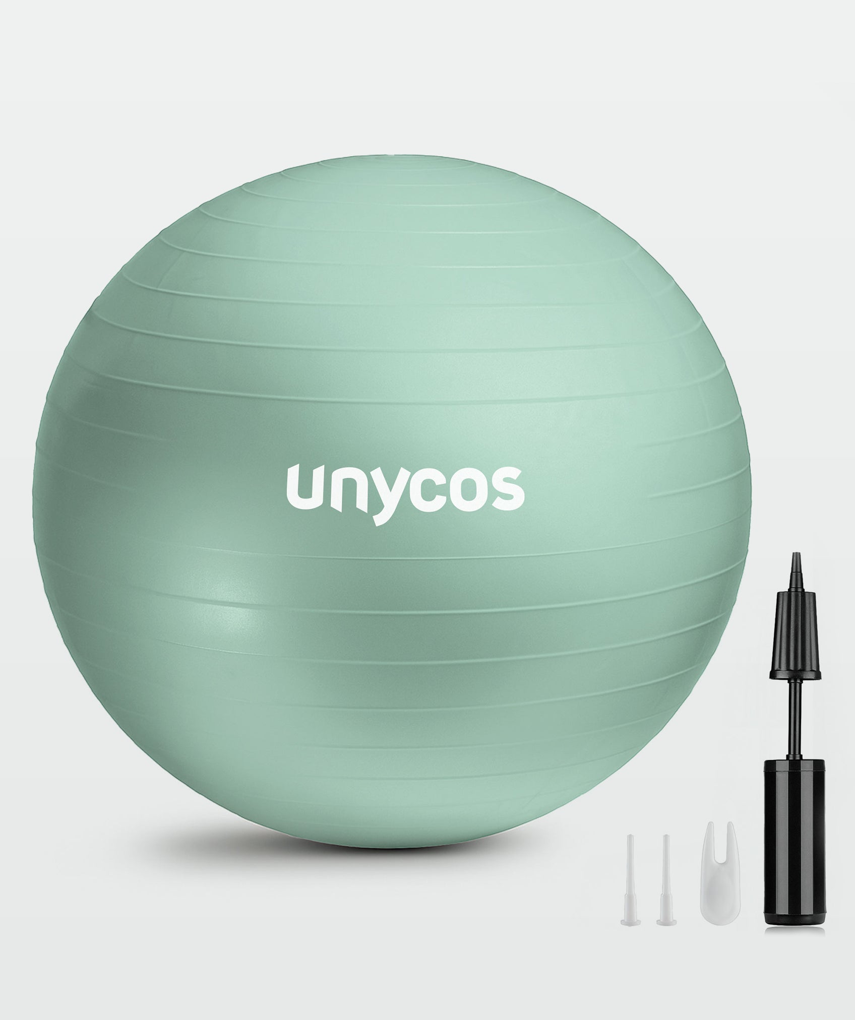 Pilates-, gymnastik- und yogaball mit einer tragfähigkeit von 300 kg und inklusive pumpe