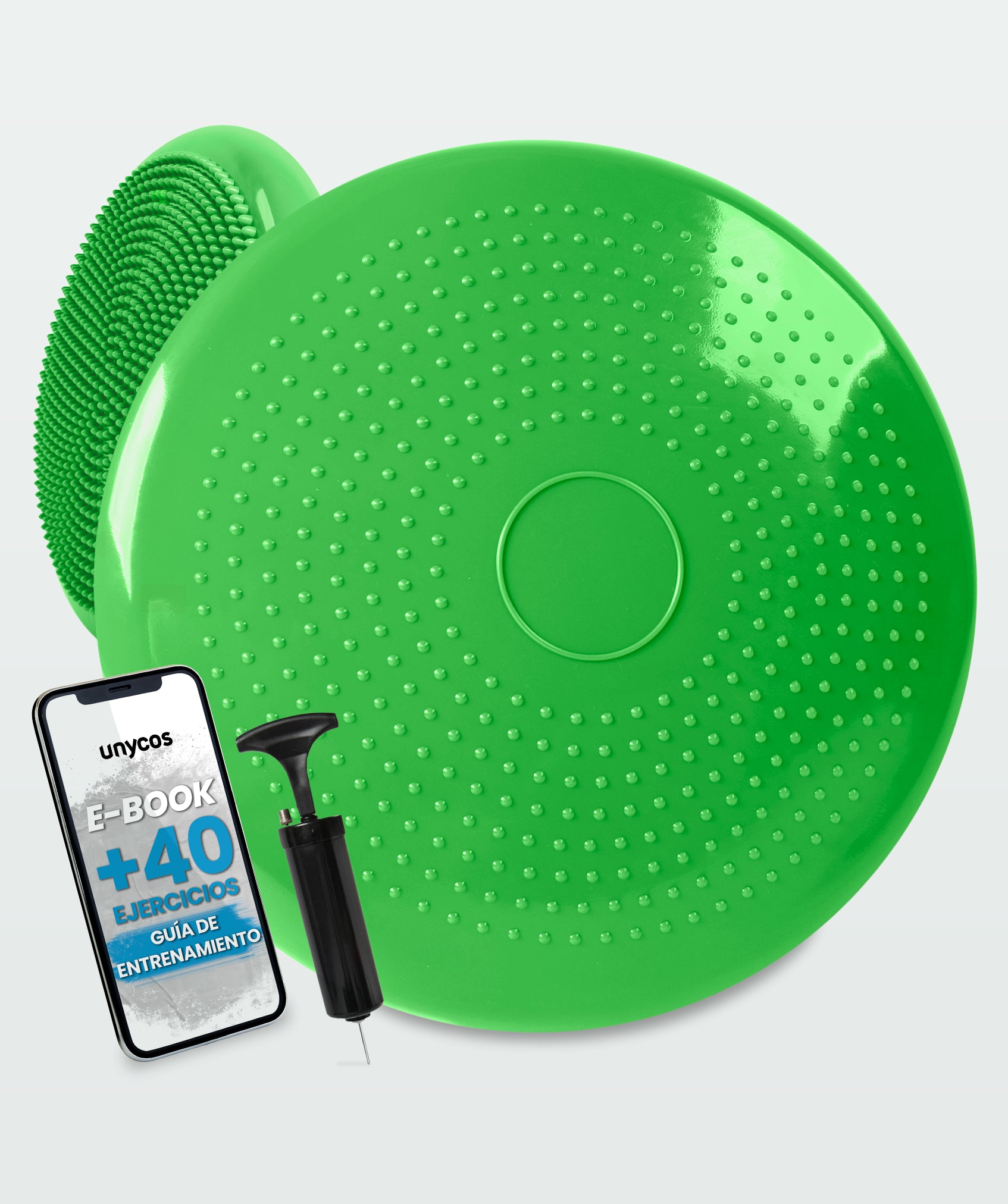 Rutschfestes yogakissen mit pumpe: ideal für fitness und rehabilitation