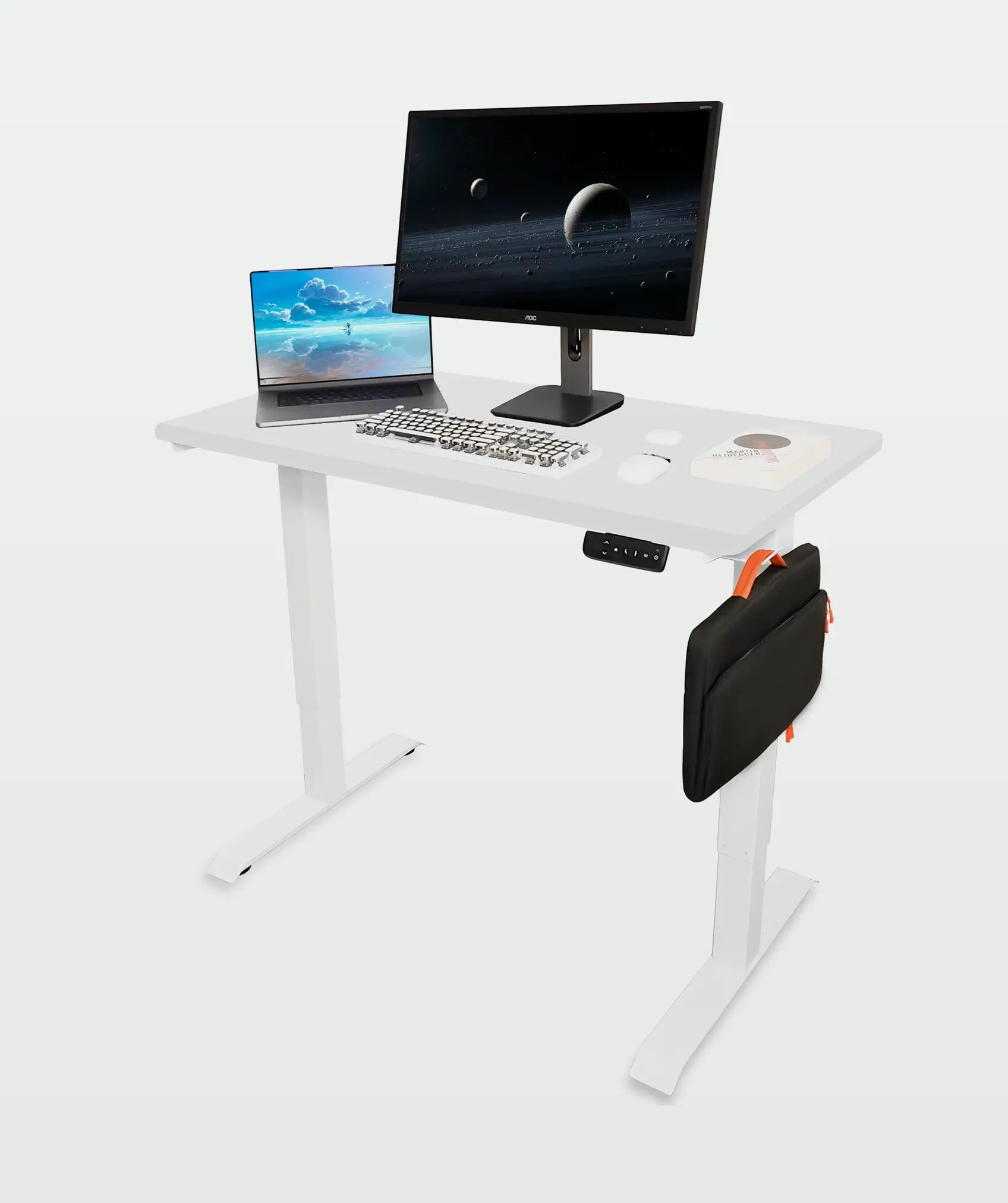 Höhenverstellbarer schreibtisch Core One: inklusive LED-steuerung