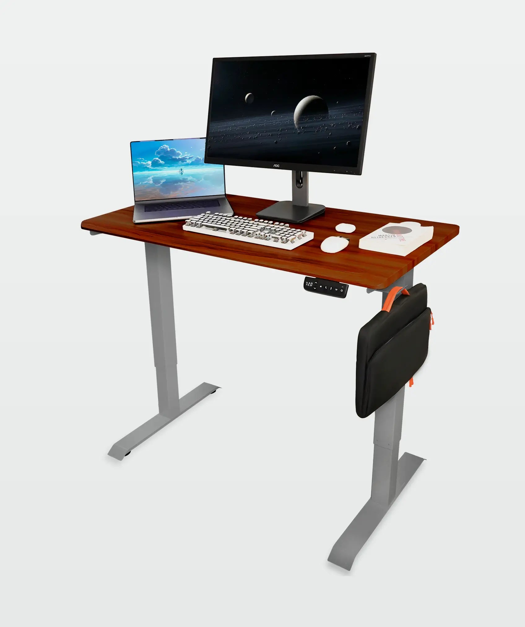 Höhenverstellbarer schreibtisch Core One: inklusive LED-steuerung