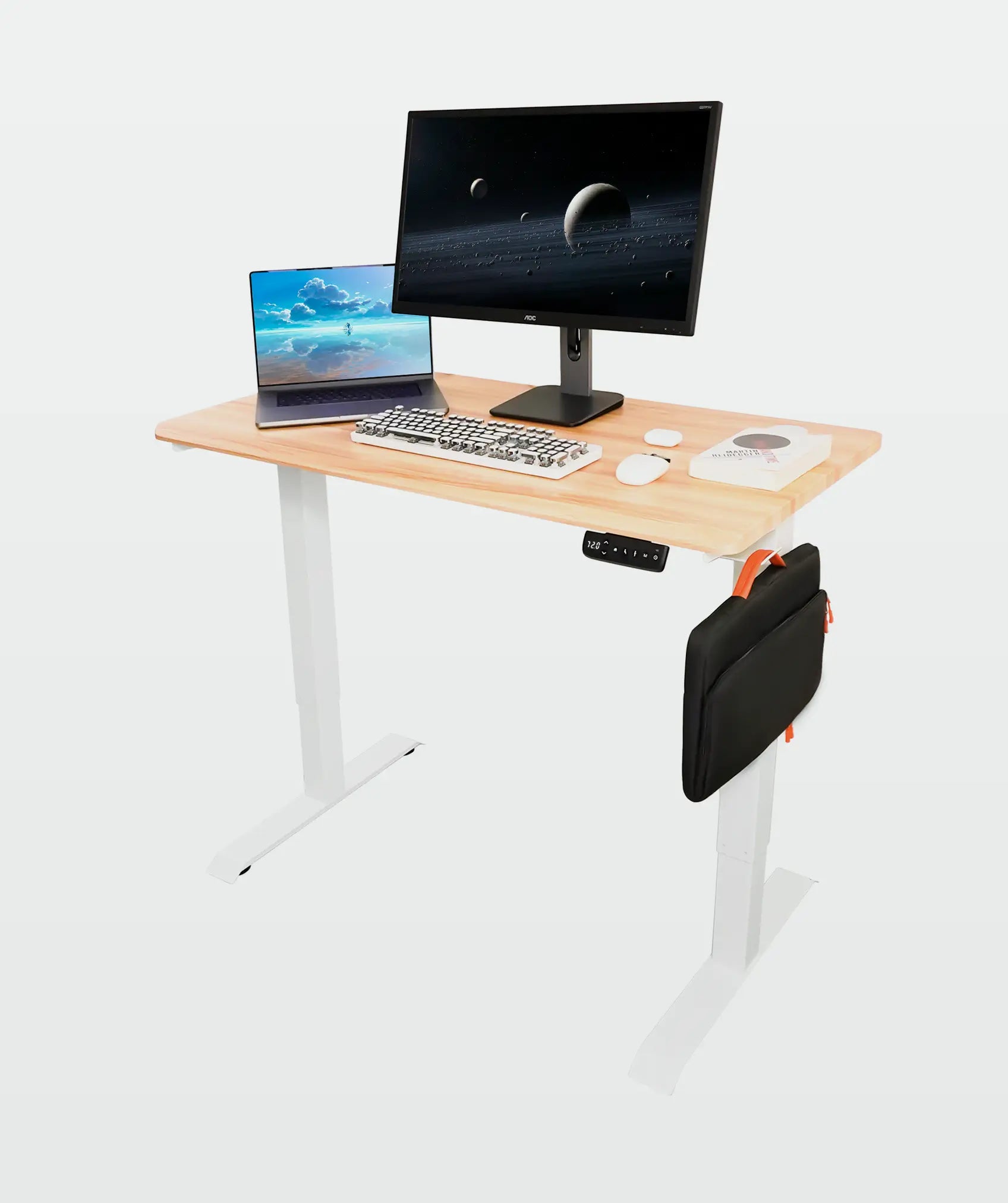 Höhenverstellbarer schreibtisch Core One: inklusive LED-steuerung