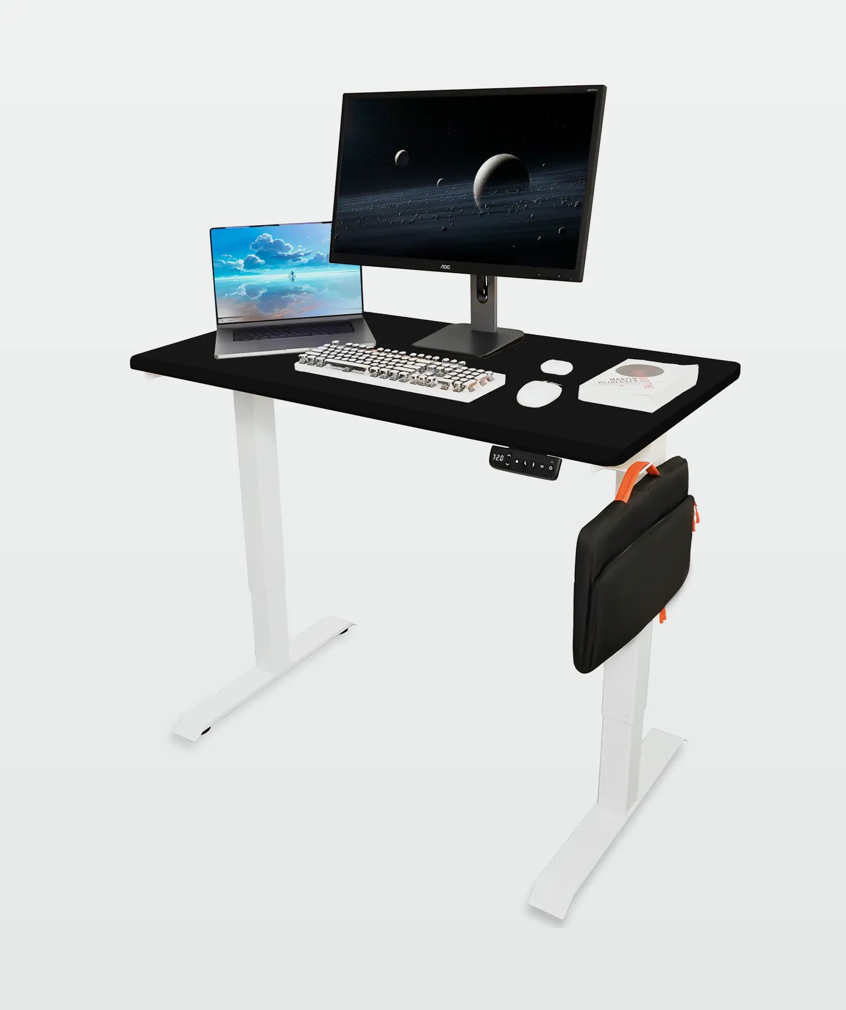 Höhenverstellbarer schreibtisch Core One: inklusive LED-steuerung