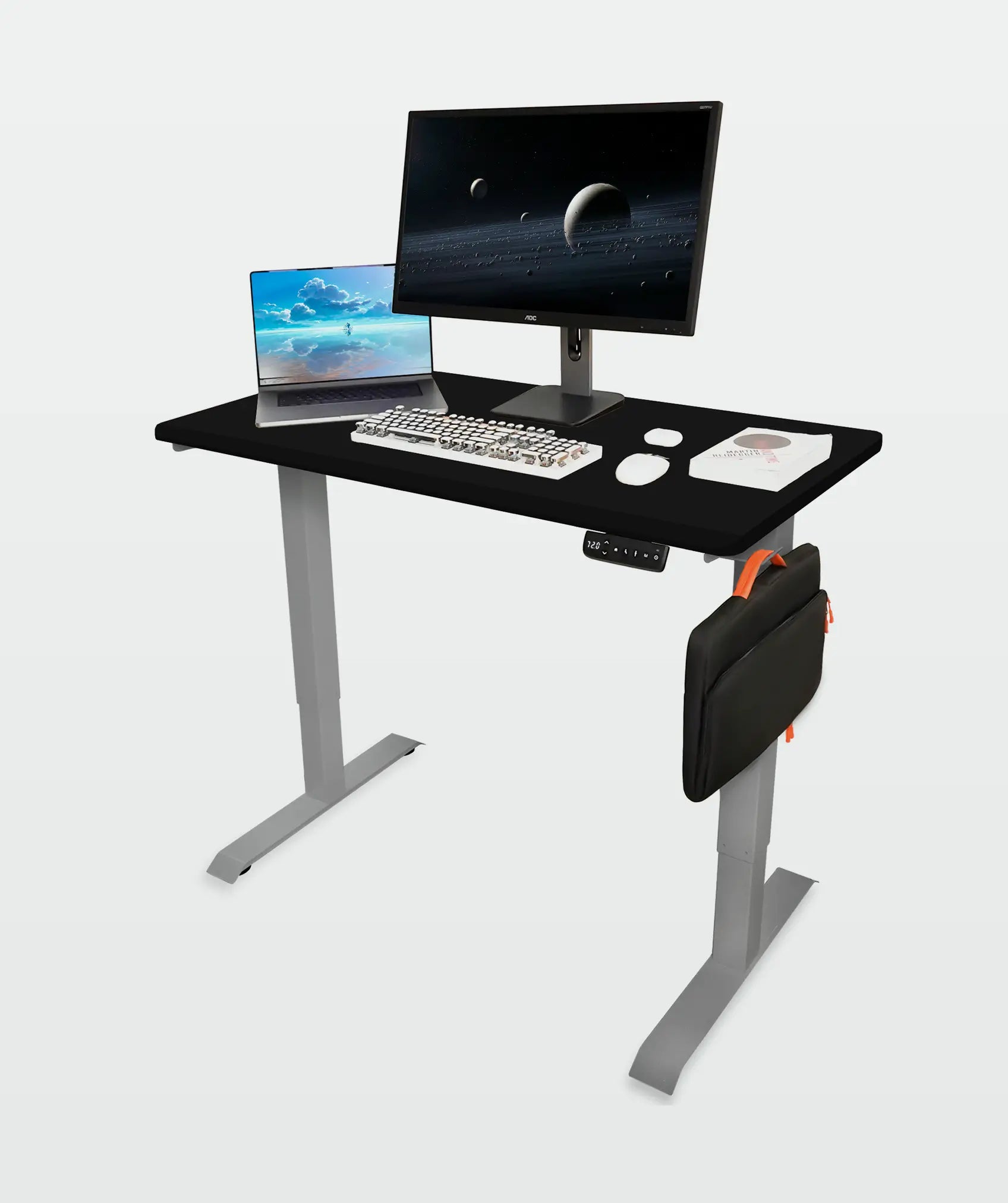 Höhenverstellbarer schreibtisch Core One: inklusive LED-steuerung