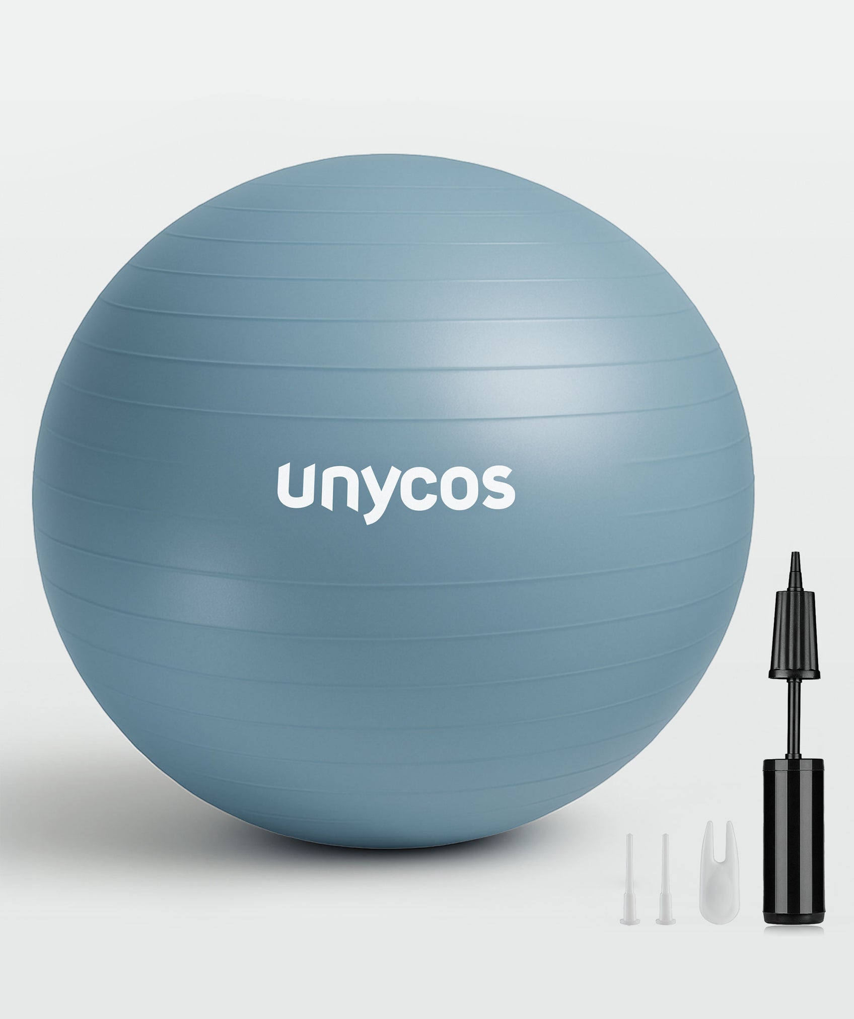 Pilates-, gymnastik- und yogaball mit einer tragfähigkeit von 300 kg und inklusive pumpe