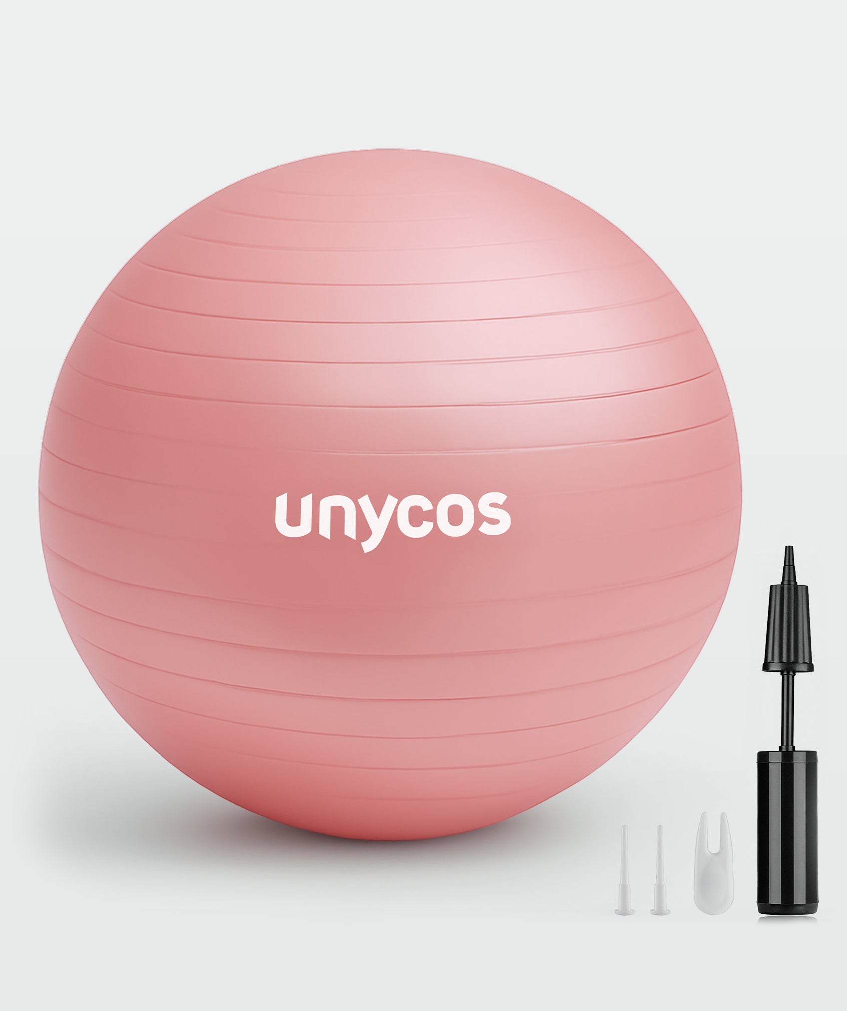 Pilates-, gymnastik- und yogaball mit einer tragfähigkeit von 300 kg und inklusive pumpe