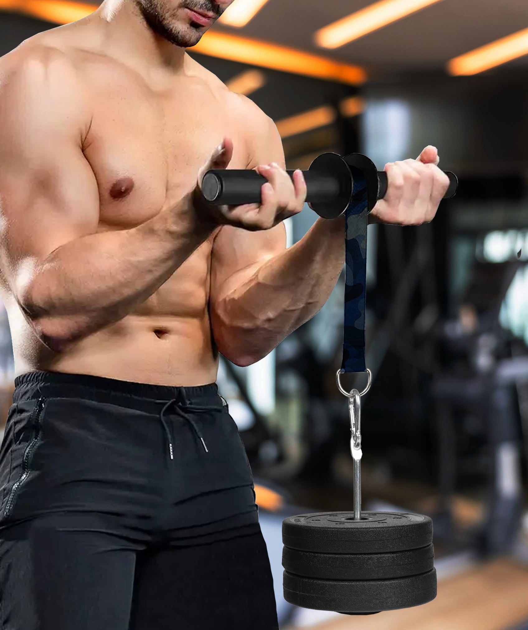 Stahl-handgelenk- und unterarmtrainer mit maximaler belastung von 60 kg